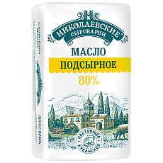 Масло сливочное Подсырное 80%
